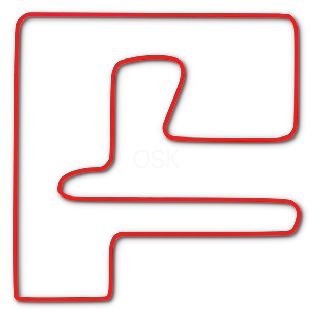 Track map of AMR Motorplex in Homestead, FL