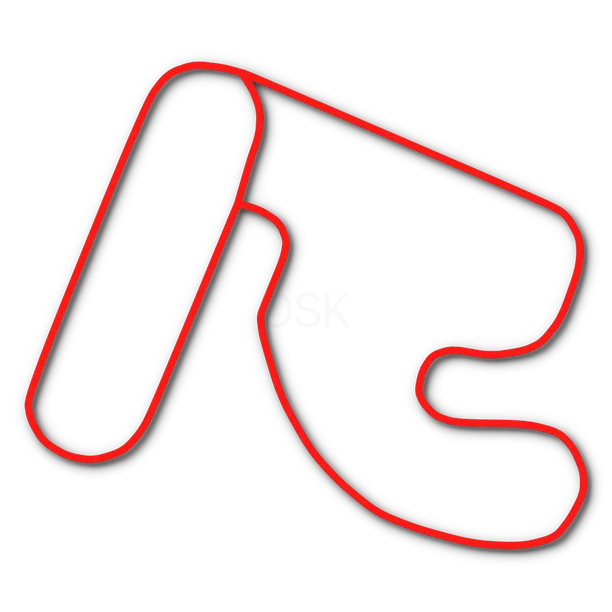 Track map of Adkins Speed Center in Port Washington, OH