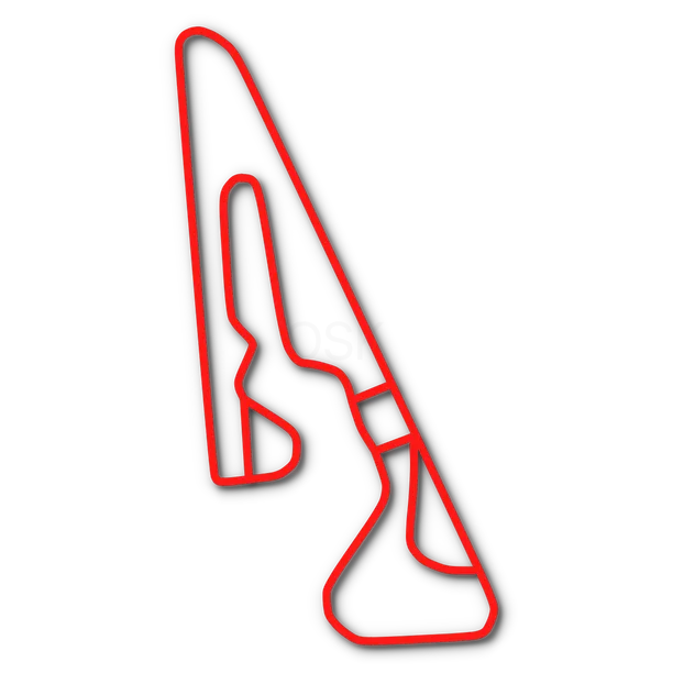 Hand-traced circuit layout of Apex Motorsports Park in Perris, CA