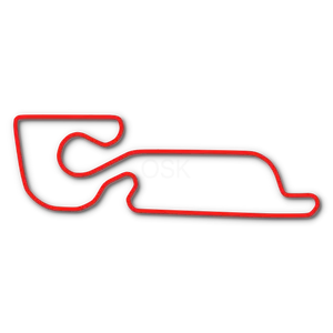 Track map of Blue Max Kart Club in Davis, CA