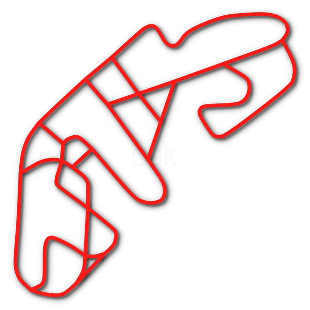 Track map of Briggs & Stratton Motorplex in Plymouth, WI