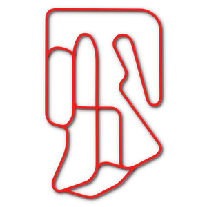 Track map of Bushnell Motorsports Park in Bushnell, FL