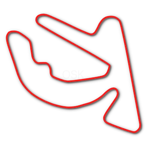 Track map of Grand Junction Motor Speedway in Grand Junction, CO