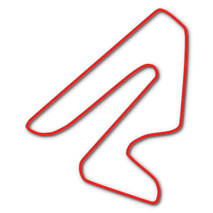 Track map of Hill Country Kart Club Raceway in New Braunfels, TX