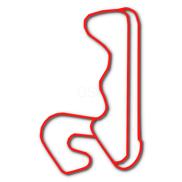 Track map of Kart Circuit AutoBahn in Joliet, IL