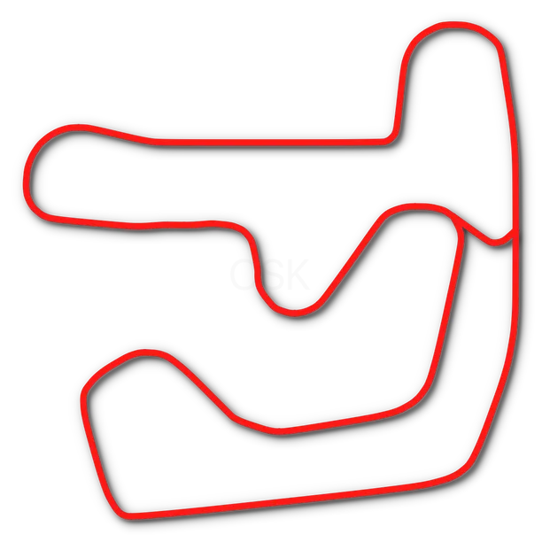 Track map of Motorsport Park Hastings in Hastings, NE