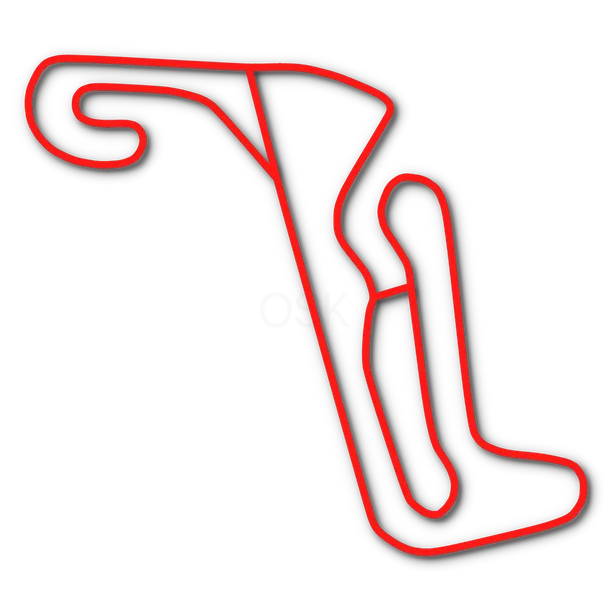 Track map of Motorsports Country Club in Batavia, OH