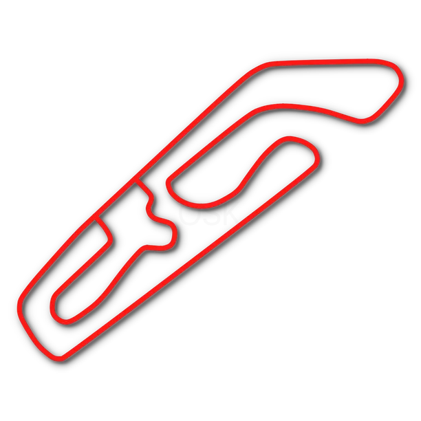 Track map of NY Safety Track in Harpersfield, NY