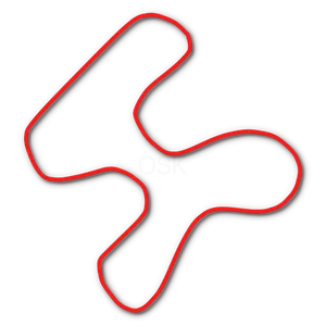 Track map of National Corvette Museum Motorsports Park (NCM) in Bowling Green, KY