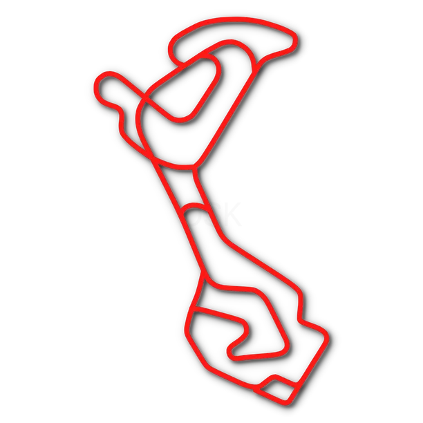 Track map of New Jersey Motorsports Park in Millville, NJ