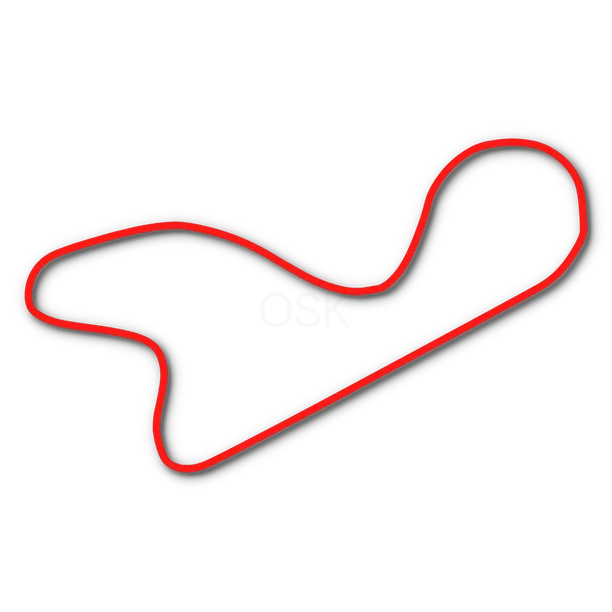 Track map of Nicholson Speedway in Chestertown, MD
