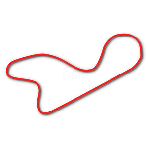 Track map of Nicholson Speedway in Chestertown, MD