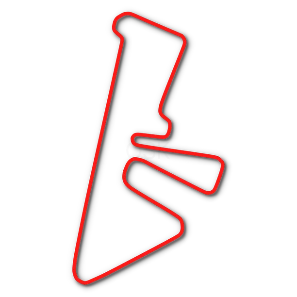 Track map of Oakland Valley Race Park in Cuddebackville, NY