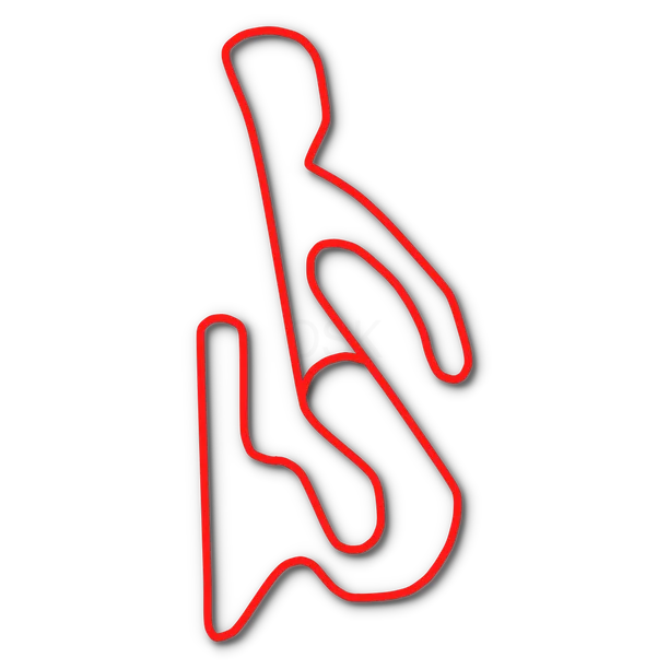 Track map of Orlando Kart Center in Orlando, FL