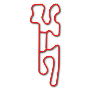 Track map of PGP Motorsports Park in Kent, WA