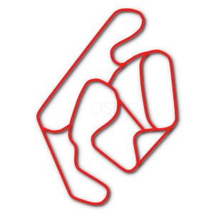 Track map of Phoenix Kart Racing Association in Glendale, AZ