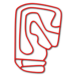 Track map of Piquet Race Park in Loxahatchee, FL