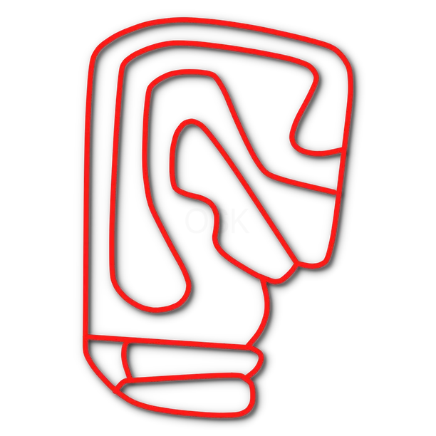 Track map of Piquet Race Park in Loxahatchee, FL