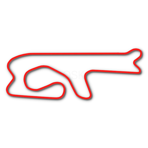 Track map of Ridge Motorsports Park in Shelton, WA