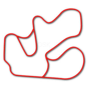 Track map of SBR Motorsports Park in Calhan, CO