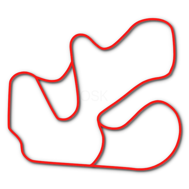 Track map of SBR Motorsports Park in Calhan, CO