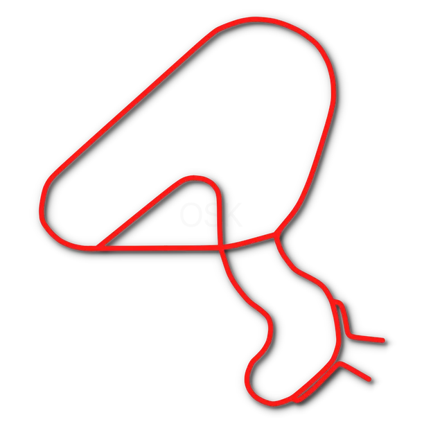 Track map of Sandy Hook Speedway in Street, MD