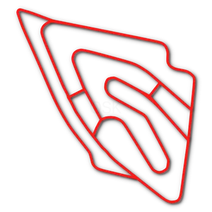 Track map of Sonoma Raceway in Sonoma, CA