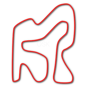 Track map of United Karting in Hanover, MD