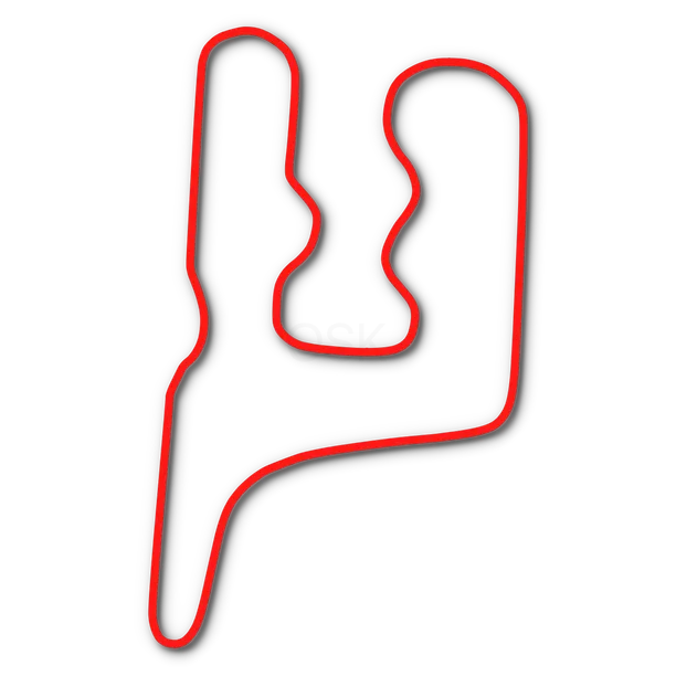 Track map of Virginia International Raceway Karting in Alton, VA