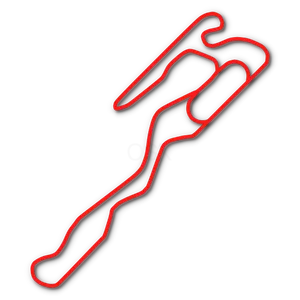 Track map of Wilmington Raceway Park in Wilmington, OH