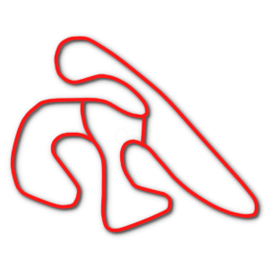 Pat's Acres Racing Complex go kart track in red