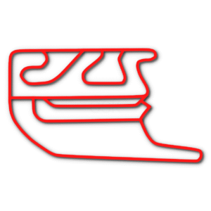 red outline of the T4 kartplex go kart track