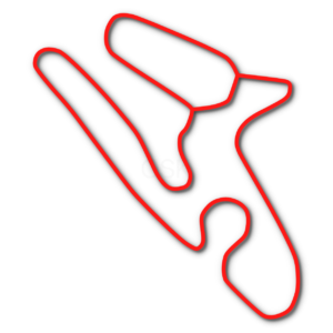 61 Kartway go kart track outline in red