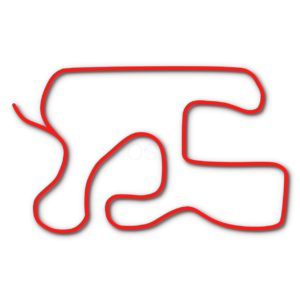 Central Arkansas Karting go kart track in red