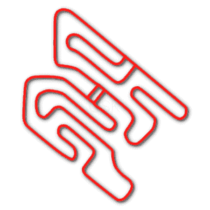 Dallas Karting Complex circuit in red