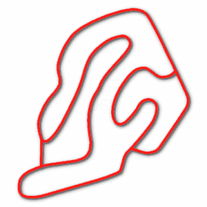 Houston Karting Complex go kart track in red