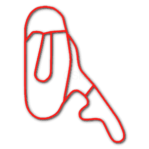 JRP Speedway go kart track in red