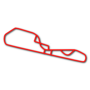 Montana Karting Association red karting track outline