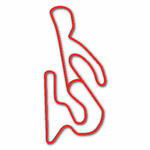 Orlando Kart Center go kart track in red