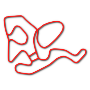 USAIR Motorsports Raceway karting track outline in red